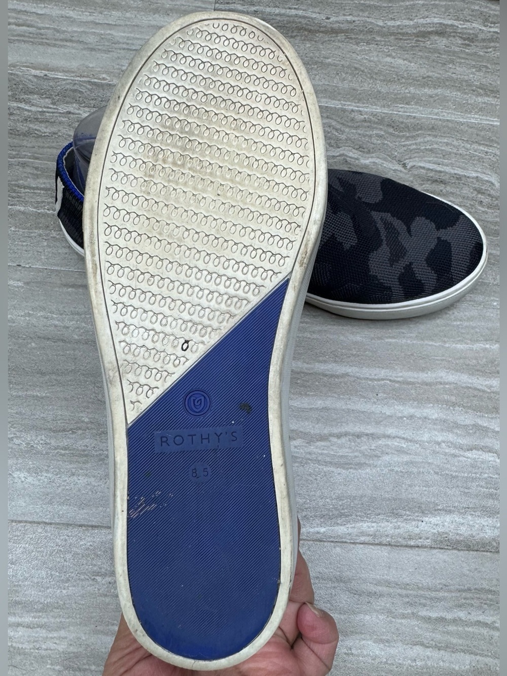 Rothy's The Original Slip-On Sneakers in Camouflage Womens 8.5 - Picture 11 of 12